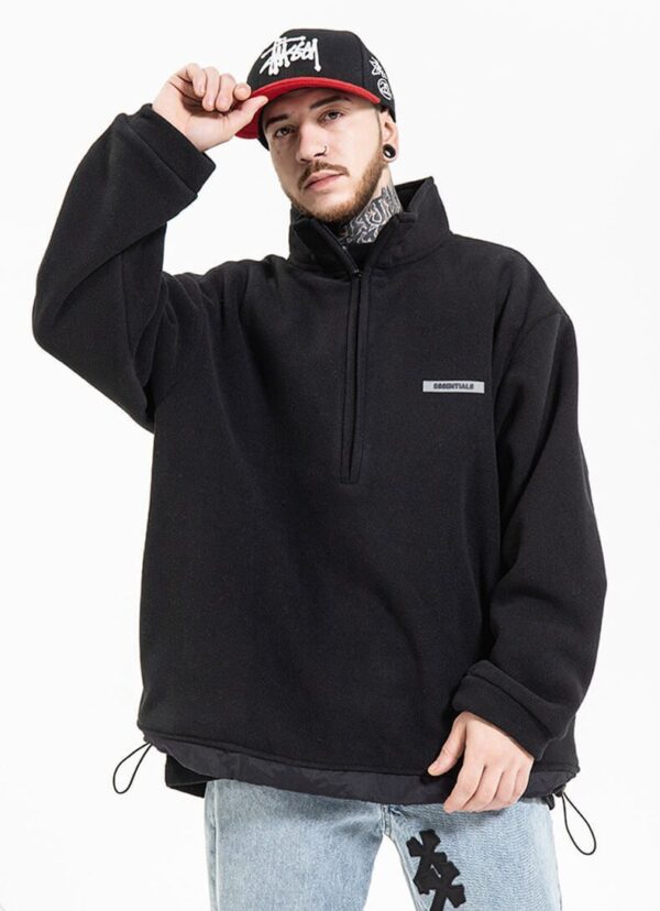 Essentials Half Zipper Sweater - Ảnh 3