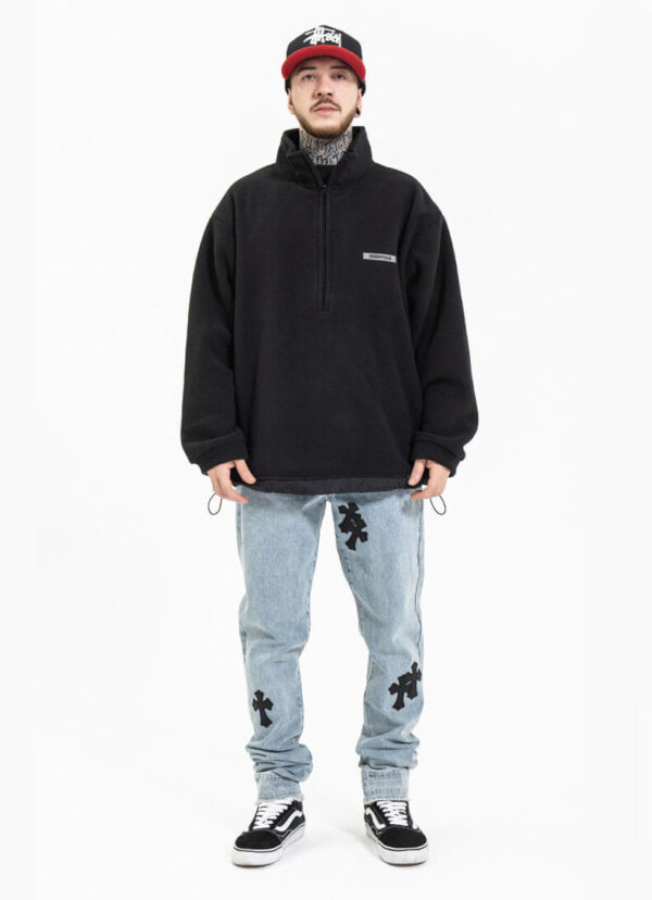 Essentials Half Zipper Sweater - Ảnh 4
