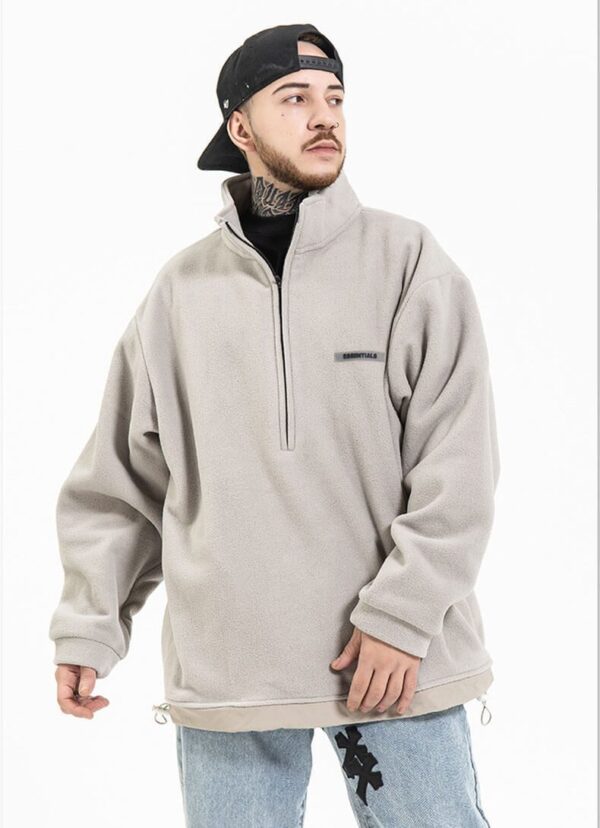 Essentials Half Zipper Sweater - Ảnh 6