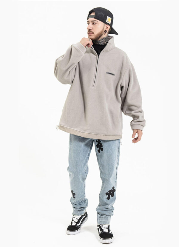 Essentials Half Zipper Sweater - Ảnh 7