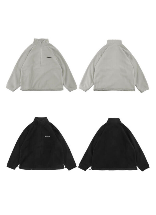 Essentials Half Zipper Sweater - Ảnh 9