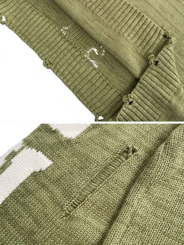 5G Wool Crew Sweater - Green - Hình ảnh 6