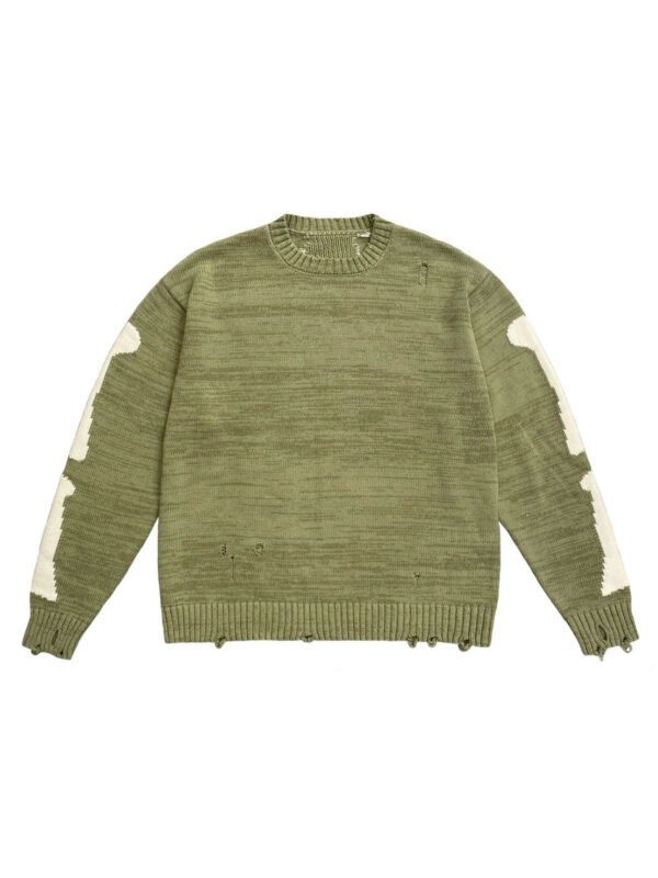 5G Wool Crew Sweater - Green - Hình ảnh 2