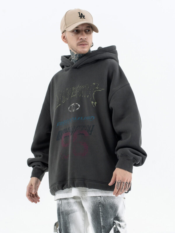 96 Stepped Hem Hoodie - Hình ảnh 5