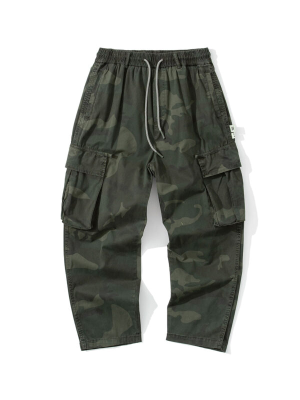 9IX SS24 Khaki Cargo Pant - Green camo