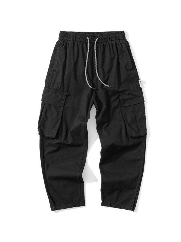 9IX SS24 Khaki Cargo Pant - Black