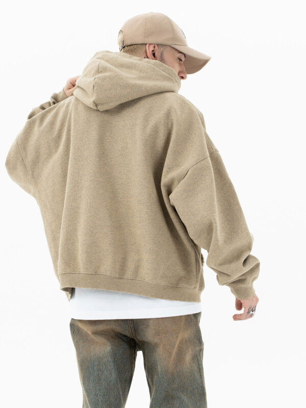 ERD Washed Boxy Logo Hoodie - Beige - Hình ảnh 6