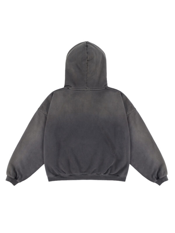 ERD Washed Boxy Logo Hoodie - Dark Grey - Hình ảnh 2