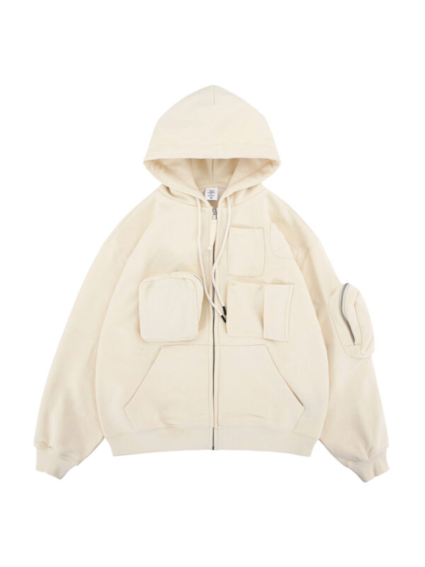 FGSS Multi Pocket Hooded Jacket Cream