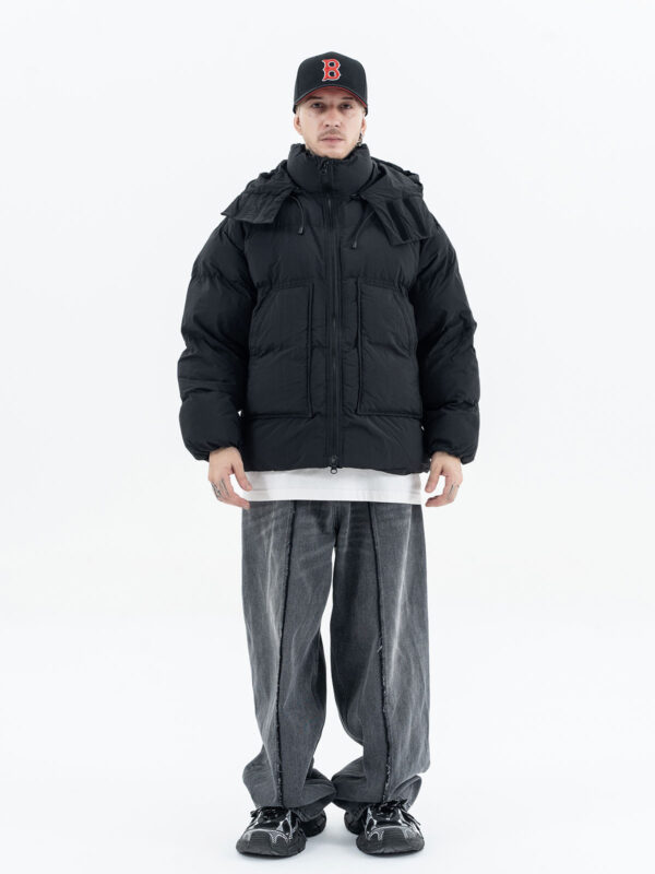 FGSS Oversized Puffer Jacket - Black - Hình ảnh 3