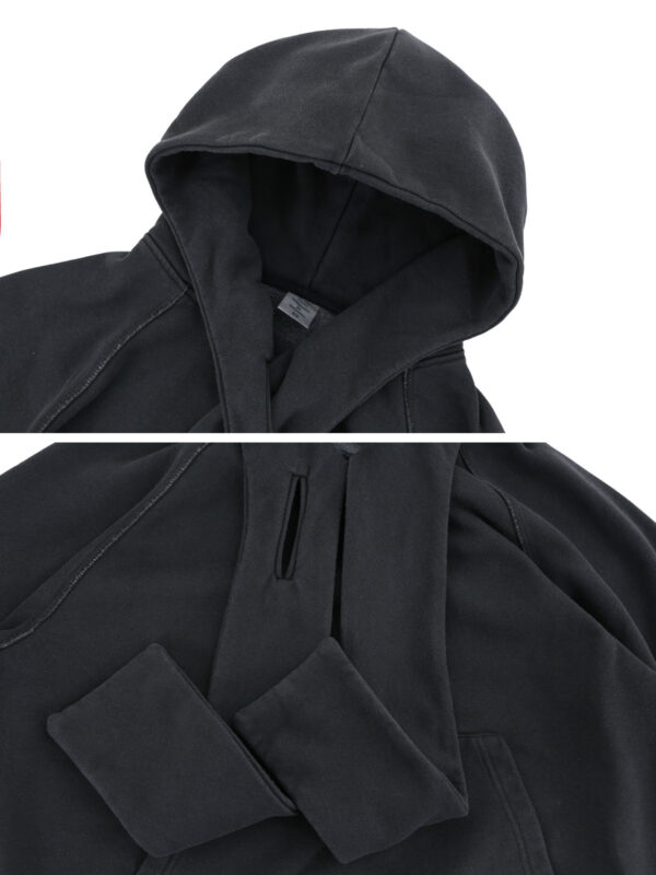 FGSS Scarf Hoodie - Dark Grey - Hình ảnh 3