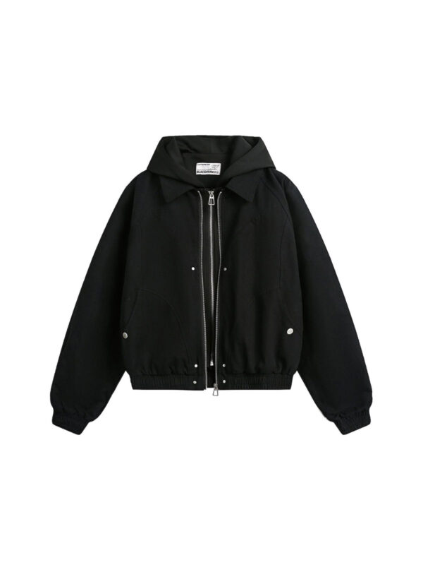 BLEG Layer Hooded Jacket - Black