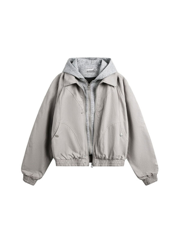 BLEG Layer Hooded Jacket - Milk