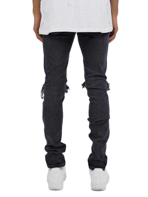 Biker Skinny Jean - Washed Black - Hình ảnh 3