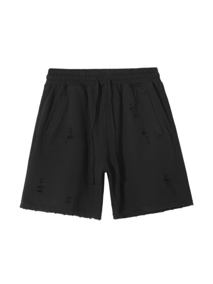 ARTIE Ripped Cotton Short