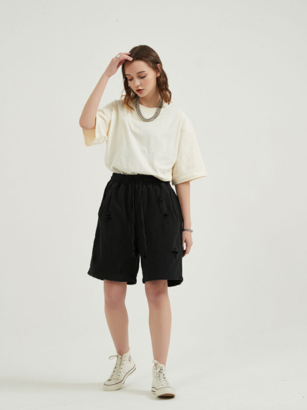 ARTIE Ripped Cotton Short - Hình ảnh 3