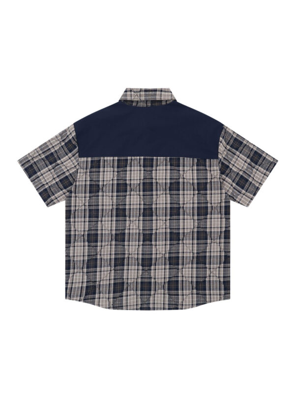 SAB Paneled Regular Shirt - Navi - Hình ảnh 2
