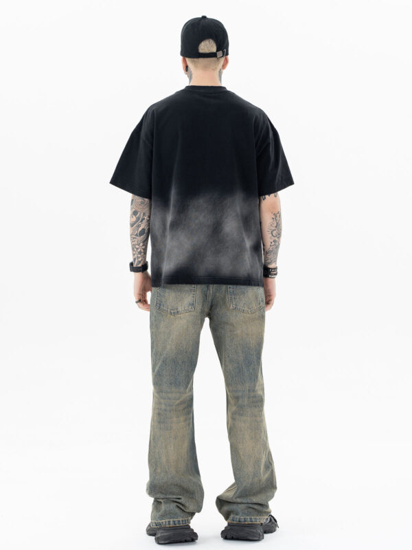 THUG CLUB Logo Washed T-Shirt - Ảnh 4