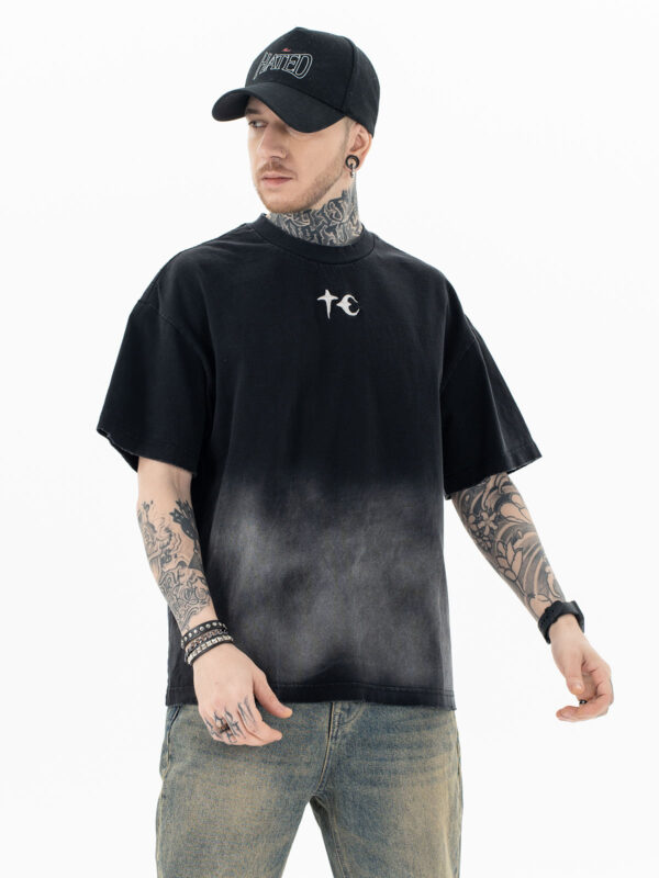 THUG CLUB Logo Washed T-Shirt - Ảnh 5