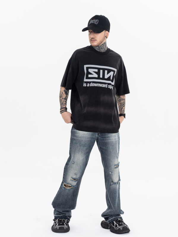 Ten Inch Spikes Washed T-shirt - Ảnh 3