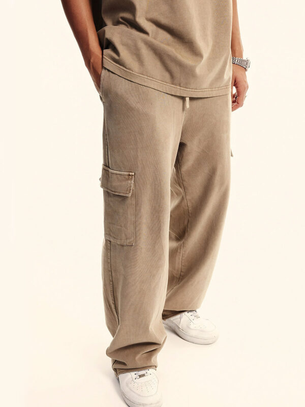 BE Cotton Cargo Pant - Khaki - Ảnh 4