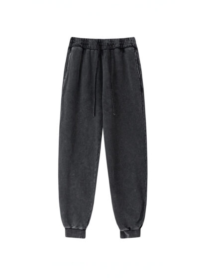 BE Washed Cotton Pant - Washed Black