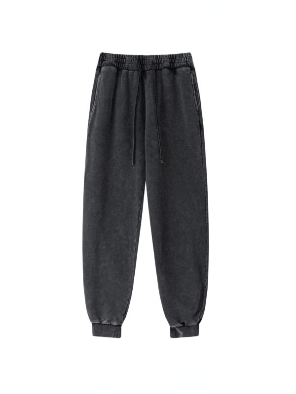 BE Washed Cotton Pant - Washed Black