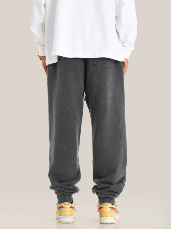 BE Washed Cotton Pant - Gray - Ảnh 4