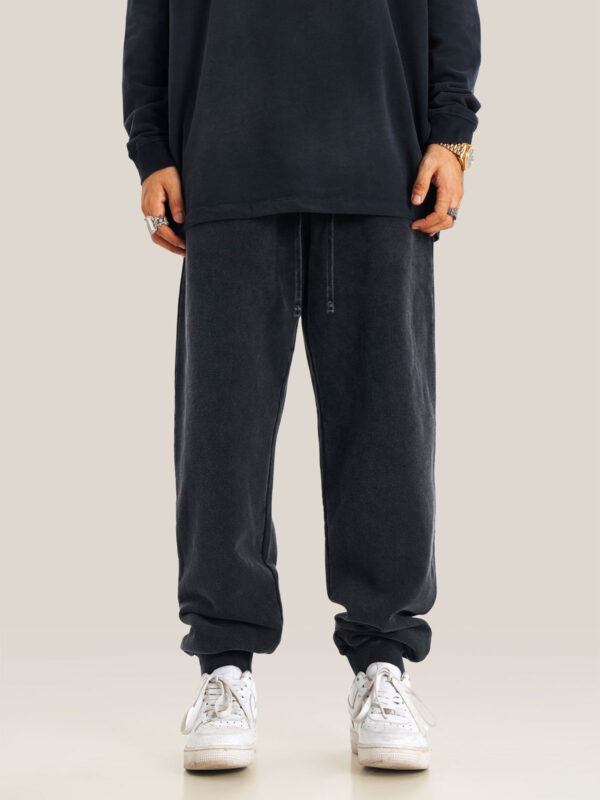 BE Washed Cotton Pant - Washed Black - Ảnh 3