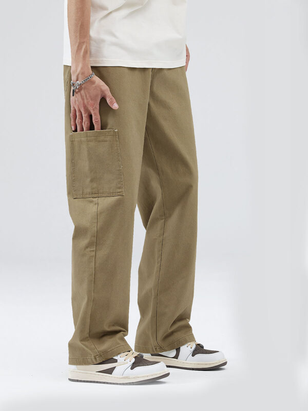 RAMK Khaki Regular Pant - Khaki - Ảnh 3
