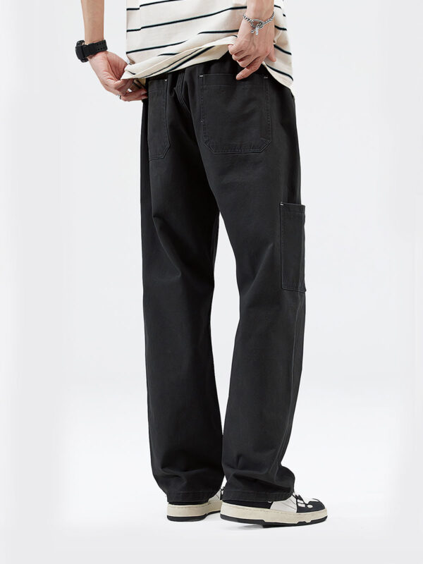 RAMK Khaki Regular Pant - Black - Ảnh 3