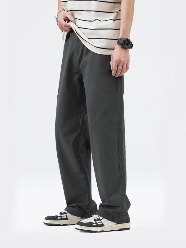 RAMK Khaki Regular Pant - Dark gray - Ảnh 2