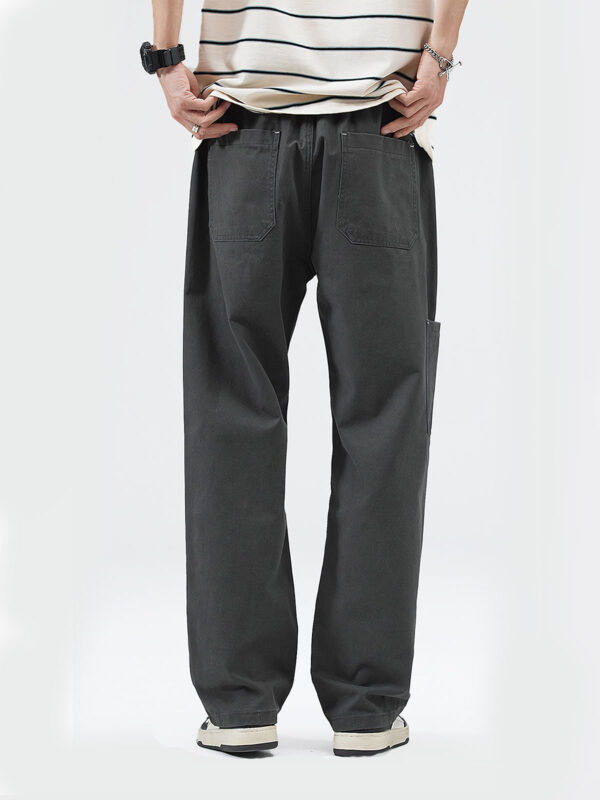 RAMK Khaki Regular Pant - Dark gray - Ảnh 3