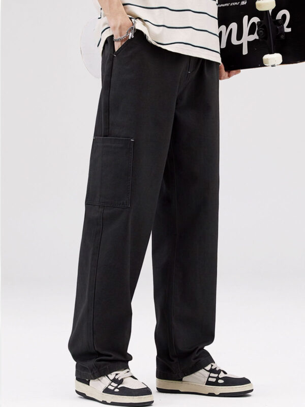 RAMK Khaki Regular Pant - Black - Ảnh 4
