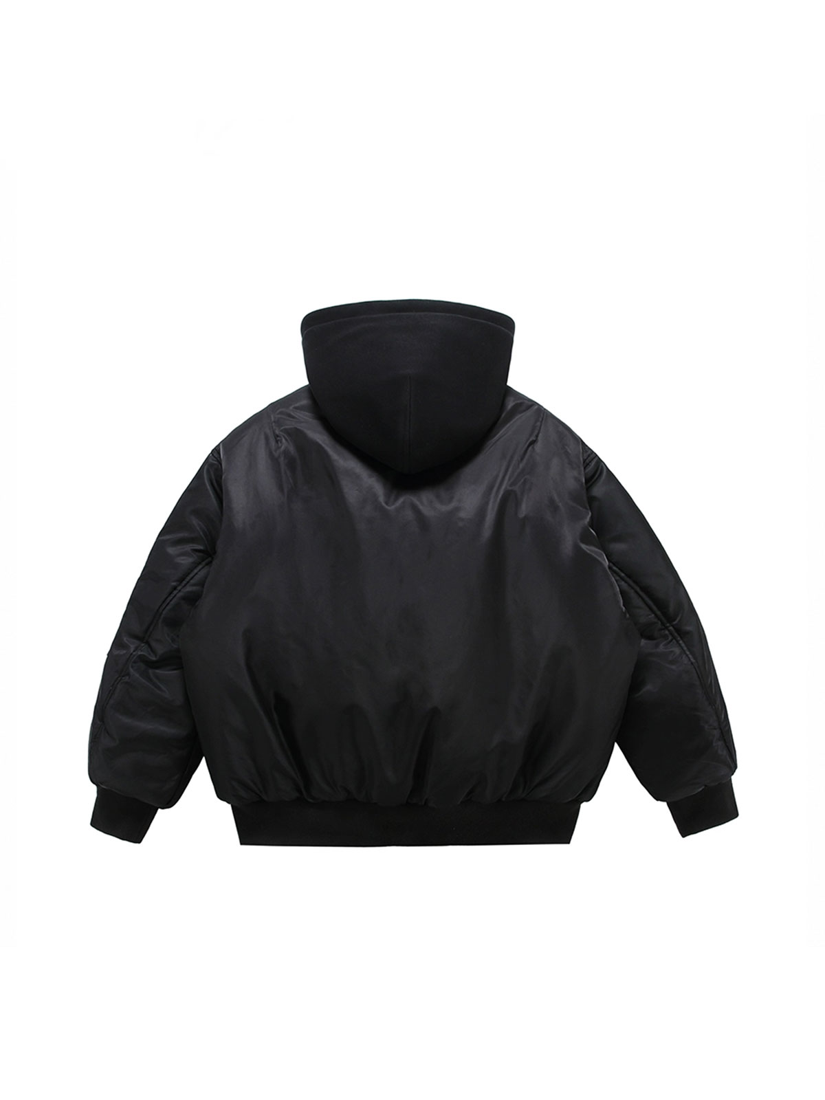 Double Layer Bomber Jacket - Ảnh 5