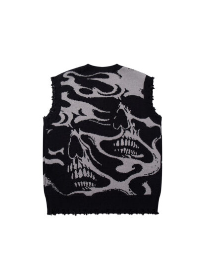 Alternative view of Skull Logo Knit Vest