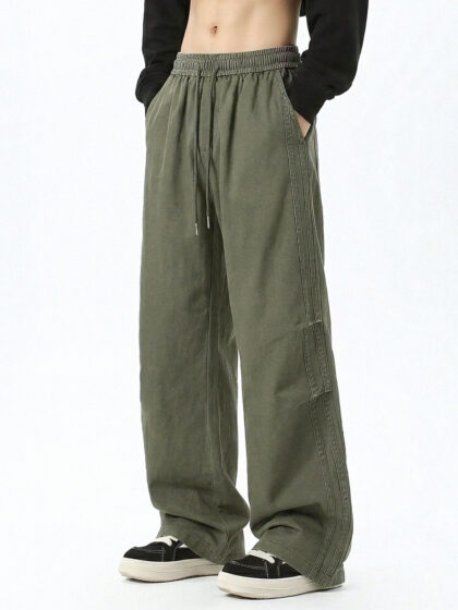 Alternative view of YGU Vintage Stripe Relaxed Pant