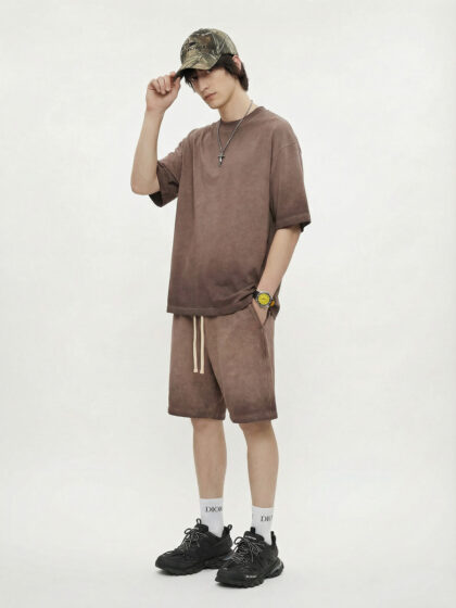 Alternative view of CKX Spray Dyed Set - Brown