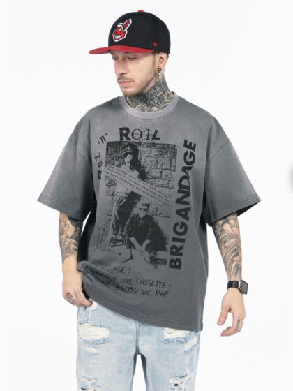 Alternative view of ERD Graphics Washed T-shirt