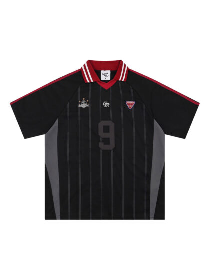 SAB No.9 Pinstripe Jersey - Black
