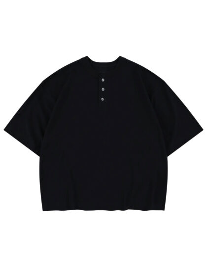 FGSS Henley Neck T-shirt - Black