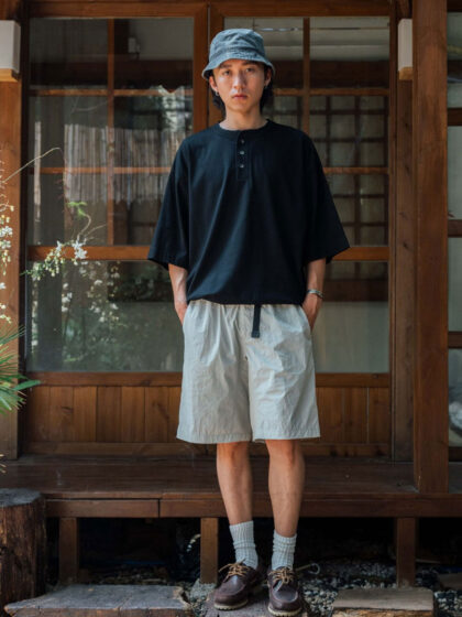 Alternative view of FGSS Henley Neck T-shirt - Black