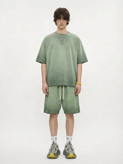 Alternative view of CKX Spray Dyed Set - Green