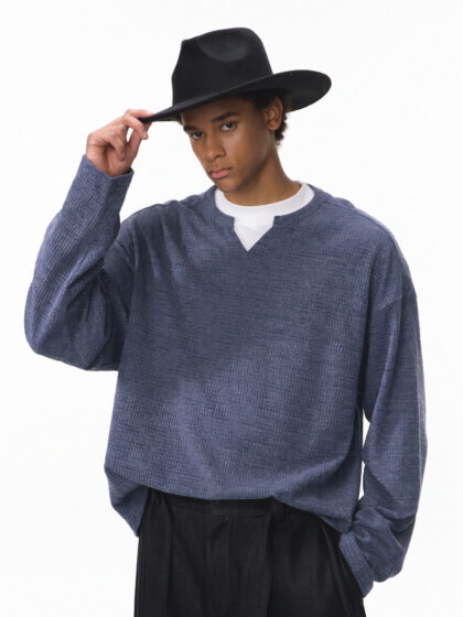 INF V-neck Long Sleeves - Ảnh 5