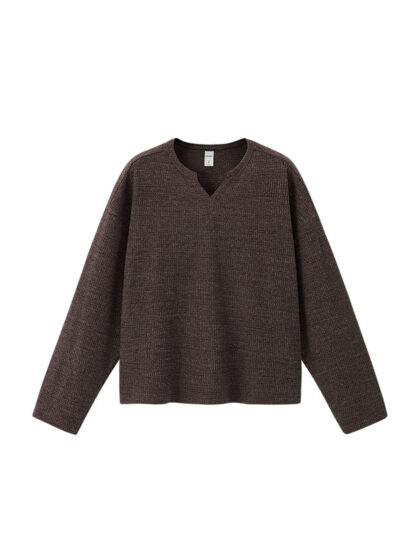 INF V-neck Long Sleeves - Ảnh 8