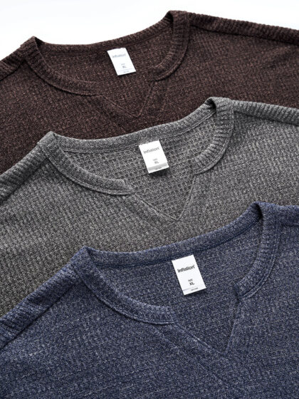 INF V-neck Long Sleeves - Ảnh 9